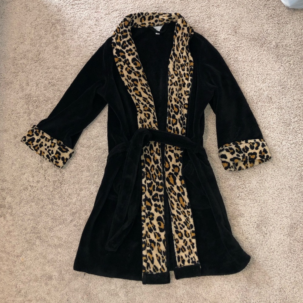 Velour bath robe